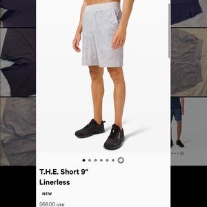 Lululemon T.H.E. Short 9" Linerless Large